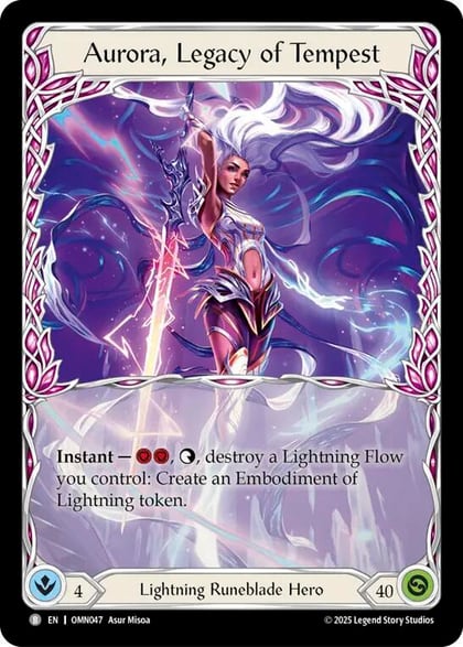 Aurora, Legacy of Tempest, Omens of the Third Age OMN047