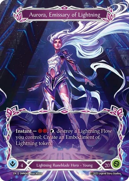 Aurora, Emissary of Lightning (Marvel), Omens of the Third Age OMN048