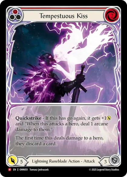 Tempestuous Kiss (Extended Art), Omens of the Third Age OMN051