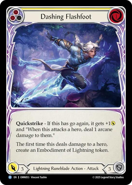 Dashing Flashfoot, Omens of the Third Age OMN053