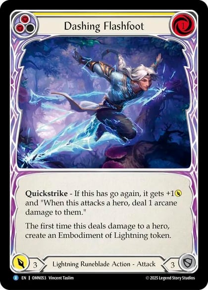 Dashing Flashfoot, Omens of the Third Age OMN053