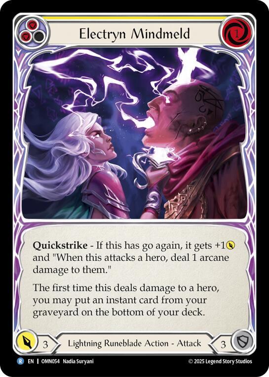 Electryn Mindmeld (Yellow), Omens of the Third Age OMN054