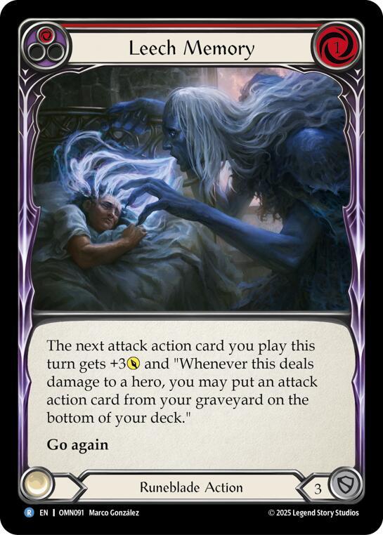 Leech Memory (Red), Omens of the Third Age OMN091