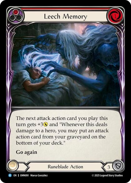 Leech Memory (Red), Omens of the Third Age OMN091