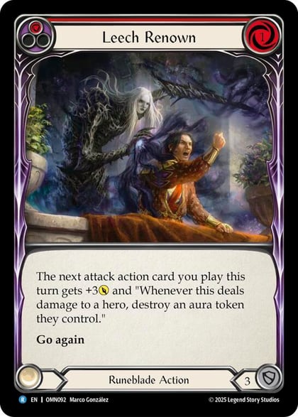 Leech Renown (Red), Omens of the Third Age OMN092