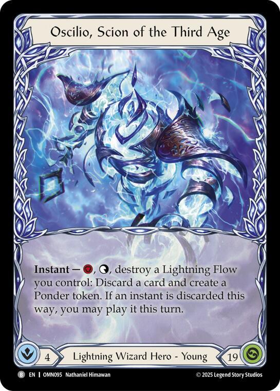 Oscilio, Scion Of The Third Age, Omens of the Third Age OMN095
