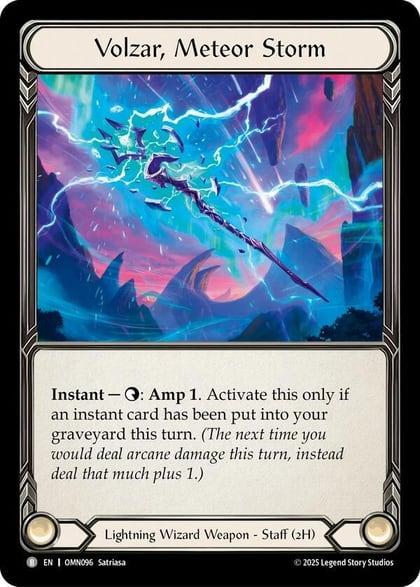 Volzar, Meteor Storm, Omens of the Third Age OMN096