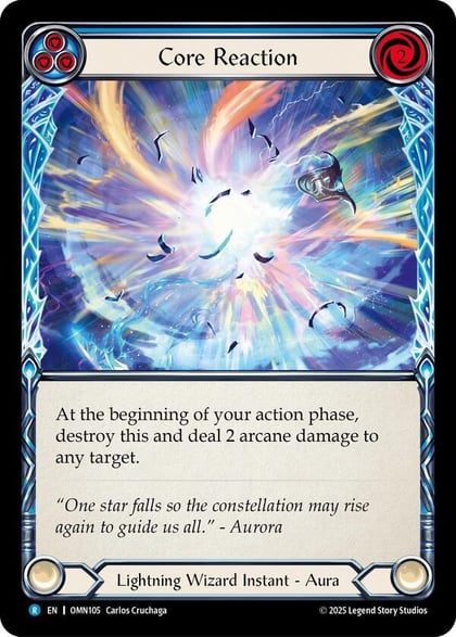 Core Reaction (Blue), Omens of the Third Age OMN105