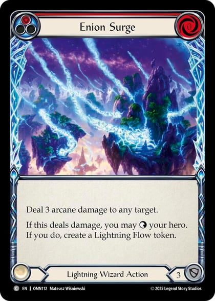 Enion Surge (Red), Omens of the Third Age OMN112