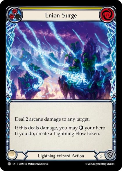 Enion Surge (Yellow), Omens of the Third Age OMN113
