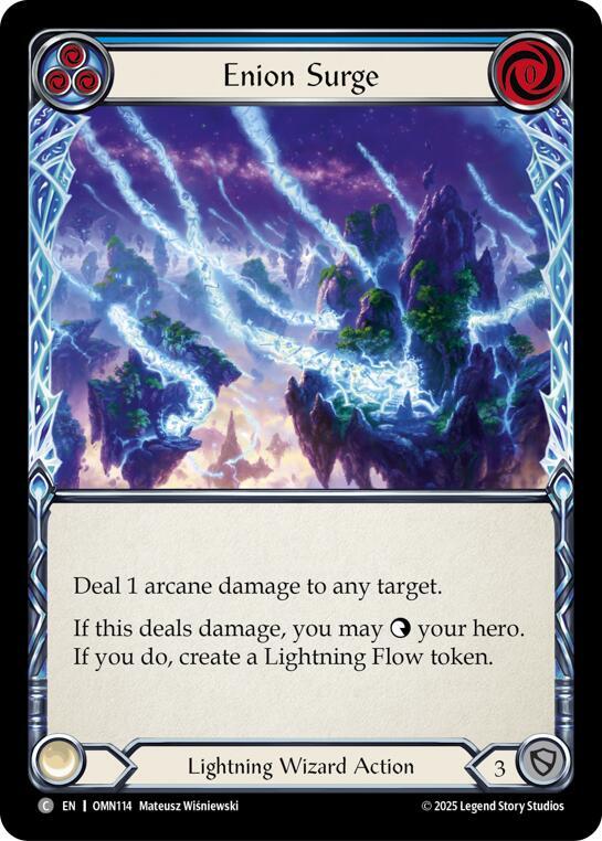 Enion Surge (Blue), Omens of the Third Age OMN114