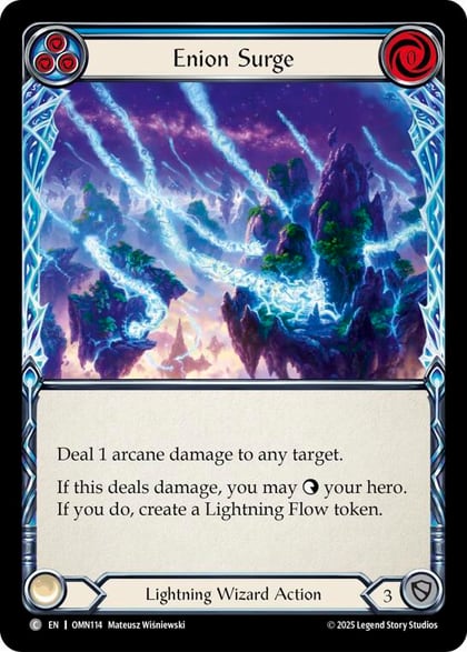 Enion Surge (Blue), Omens of the Third Age OMN114