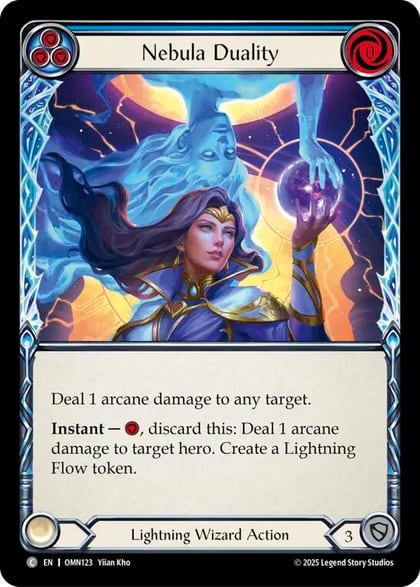 Nebula Duality (Blue), Omens of the Third Age OMN123