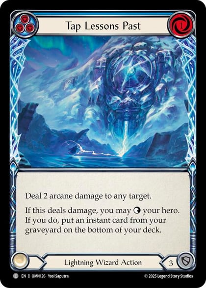 Tap Lessons Past (Blue), Omens of the Third Age OMN126