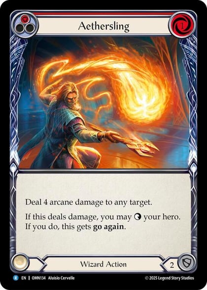 Aethersling (Red), Omens of the Third Age OMN134