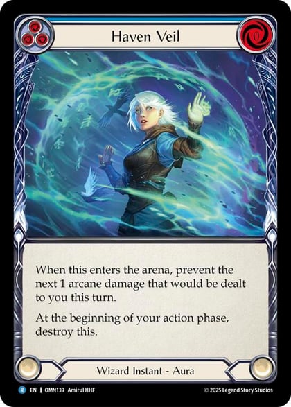 Haven Veil (Blue), Omens of the Third Age OMN139