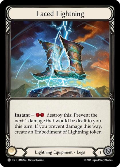 Laced Lightning, Omens of the Third Age OMN144