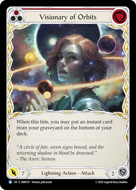 Visionary Of Orbits (Red), Omens of the Third Age OMN151