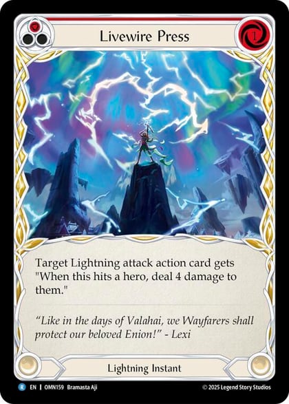 Livewire Press (Red), Omens of the Third Age OMN159