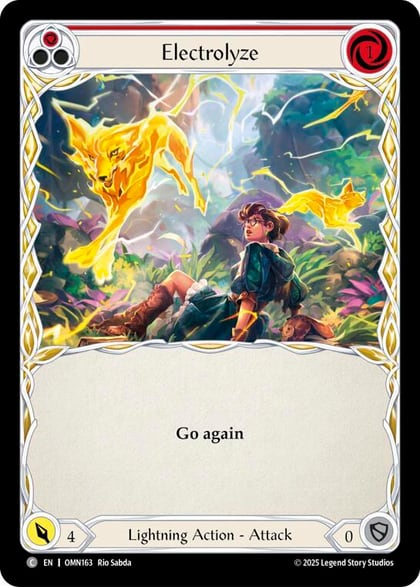 Electrolyze (Red), Omens of the Third Age OMN163