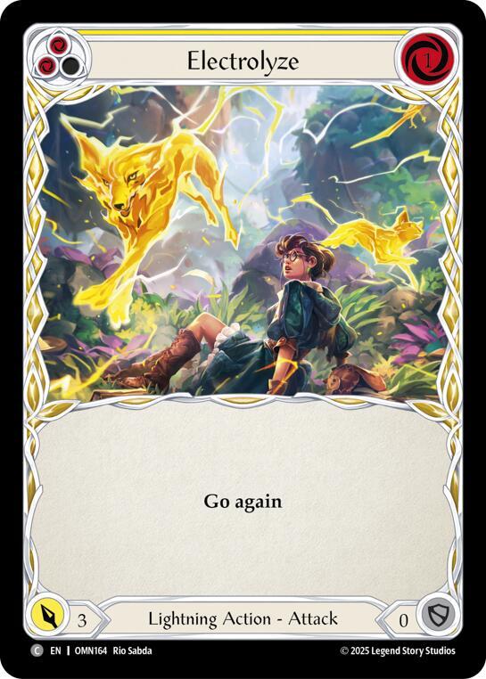 Electrolyze (Yellow), Omens of the Third Age OMN164