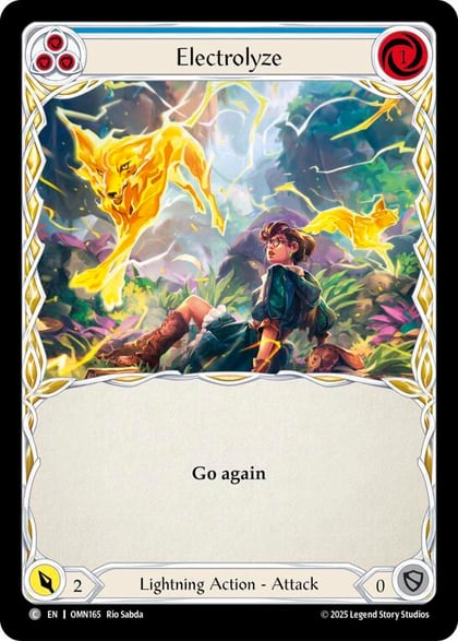 Electrolyze (Blue), Omens of the Third Age OMN165
