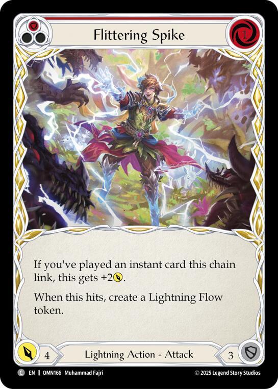 Flittering Spike (Red), Omens of the Third Age OMN166