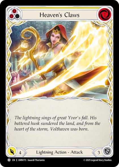 Heaven's Claws (Blue), Omens of the Third Age OMN173
