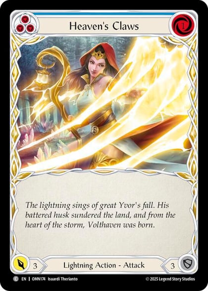 Heaven's Claws (Yellow), Omens of the Third Age OMN174