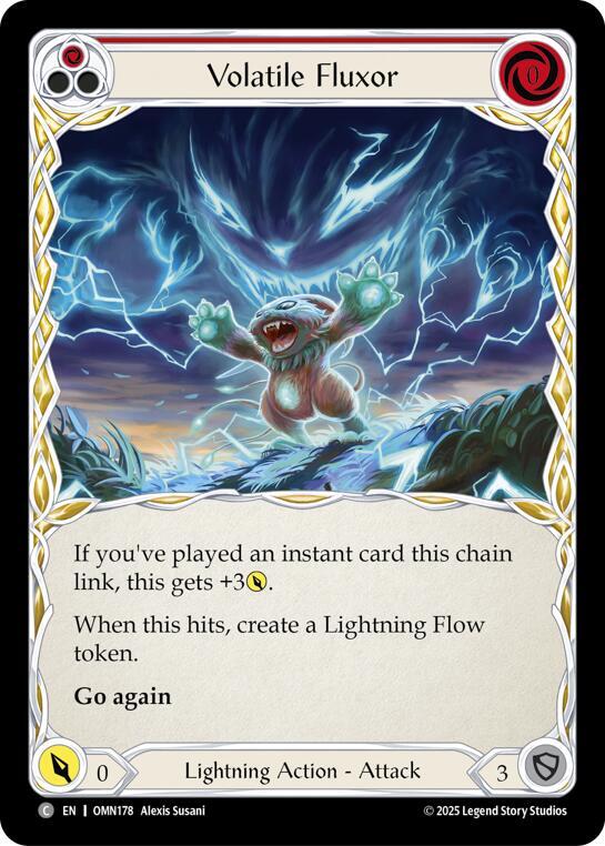 Volatile Fluxor (Red), Omens of the Third Age OMN178