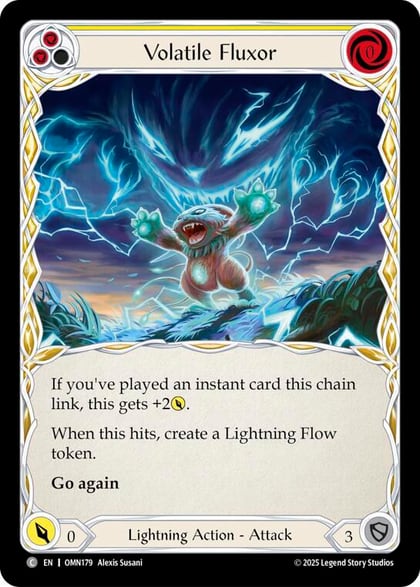 Volatile Fluxor (Yellow), Omens of the Third Age OMN179