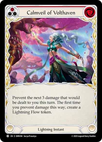 Calmveil Of Volthaven (Red), Omens of the Third Age OMN184
