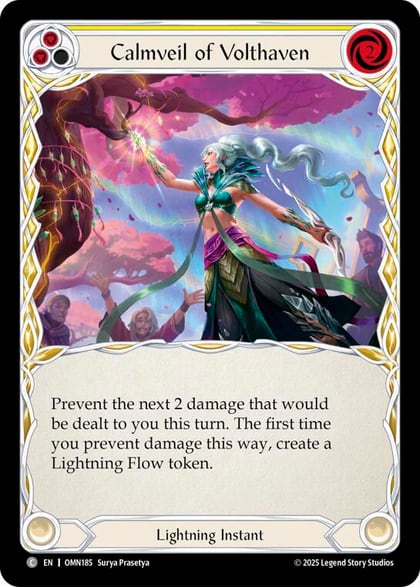Calmveil Of Volthaven (Yellow), Omens of the Third Age OMN185