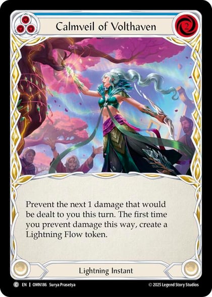 Calmveil Of Volthaven (Blue), Omens of the Third Age OMN186