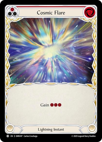 Cosmic Flare (Red), Omens of the Third Age OMN187
