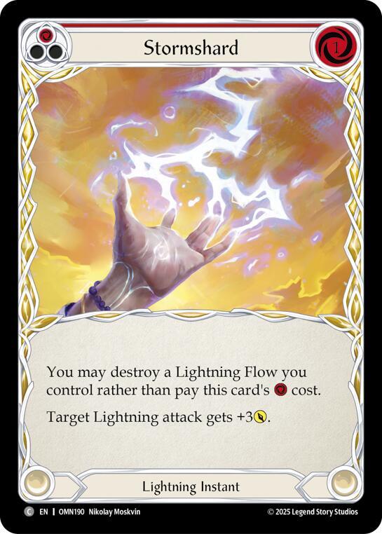 Stormshard (Red), Omens of the Third Age OMN190