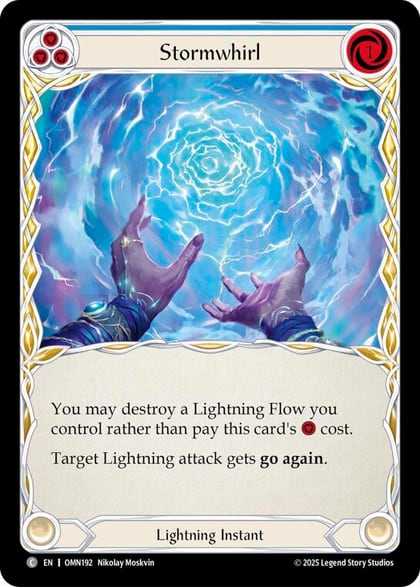 Stormwhirl (Blue), Omens of the Third Age OMN192