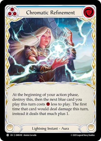 Chromatic Refinement (Blue), Omens of the Third Age OMN195