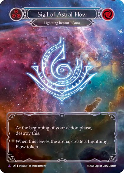 Sigil Of Astral Flow (Blue) (Marvel), Omens of the Third Age OMN199