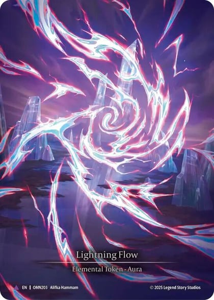 Lightning Flow (C), Omens of the Third Age OMN203
