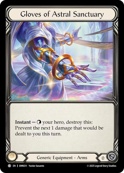 Gloves Of Astral Sanctuary, Omens of the Third Age OMN211