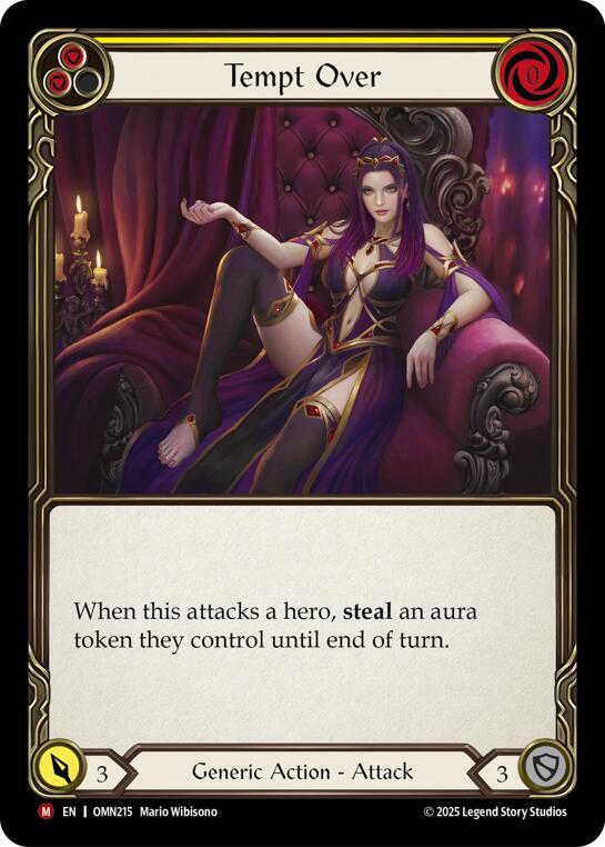 Tempt Over (Yellow), Omens of the Third Age OMN215