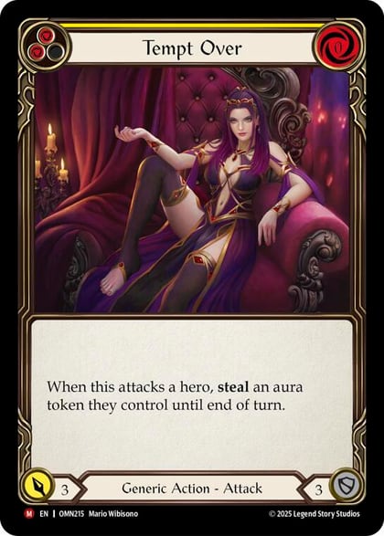 Tempt Over (Yellow), Omens of the Third Age OMN215