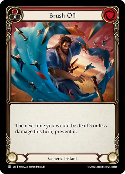 Brush Off (Red), Omens of the Third Age OMN222