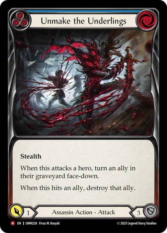 Unmake the Underlings, Omens of the Third Age OMN228