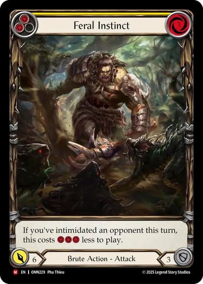 Feral Instinct (Extended Art), Omens of the Third Age OMN229