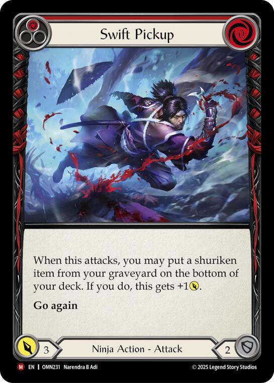 Swift Pickup (Red), Omens of the Third Age OMN231