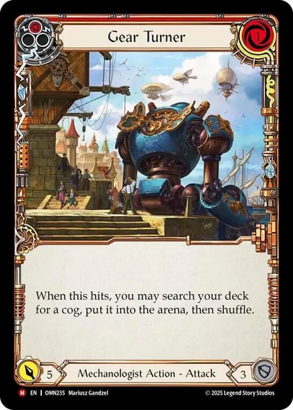 Gear Turner, Omens of the Third Age OMN235
