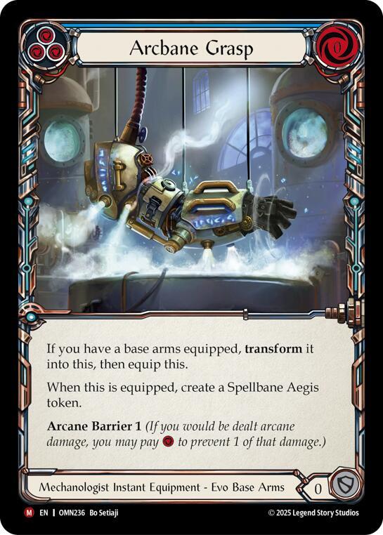 Arcbane Grasp (Blue), Omens of the Third Age OMN236