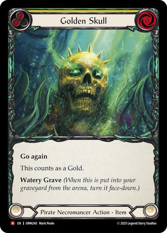 Golden Skull (Yellow), Omens of the Third Age OMN240